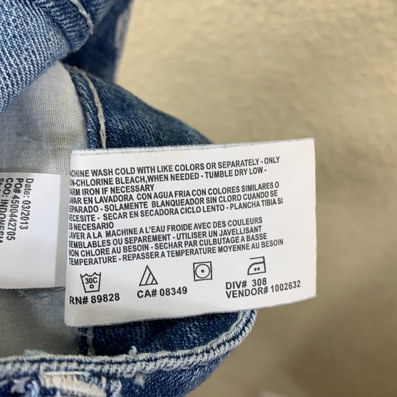 Nine West Vintage America Denim Jean Skirt Blue Size 10. - Picture 10 of 10